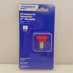 Power Fit Pressure Washer 0 Degree Nozzle with 1/4" Quick ConPower Fit